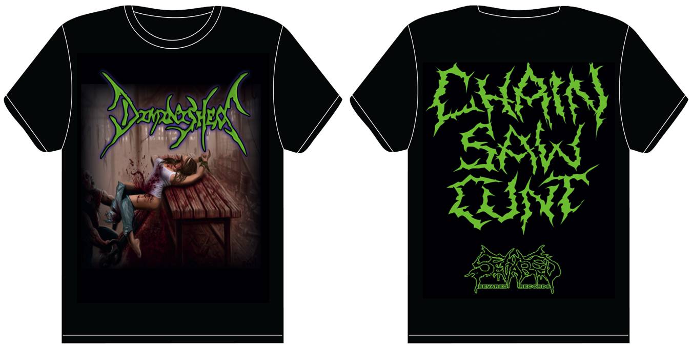 DIMINISHED- Chainsaw C*nt T-SHIRT LARGE OUT NOW!!
